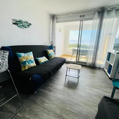 Cap D'agde Studio Vue Et Acces Mer Parking Calme Appartement