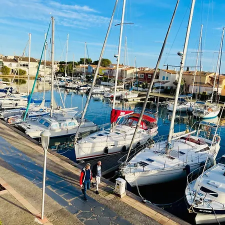 아파트 Cap D'agde Studio Vue Et Acces Mer Parking Calme *